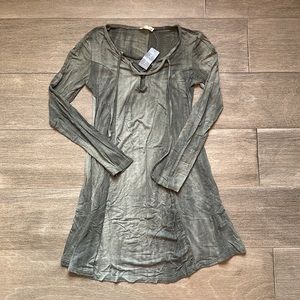 Green Long sleeve Dress Wet Seal